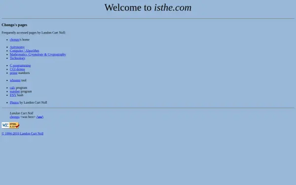 isthe.com