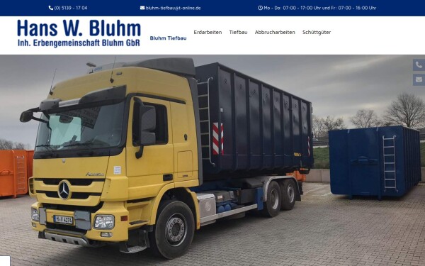 www.bluhm-tiefbau.de