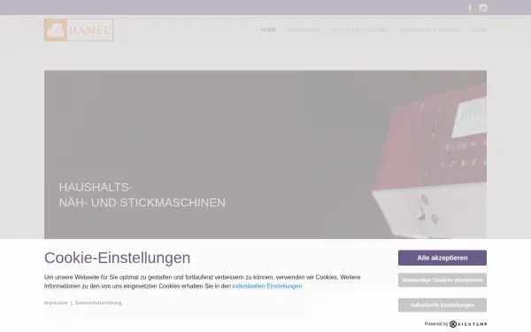 hamel-naehmaschinen.de