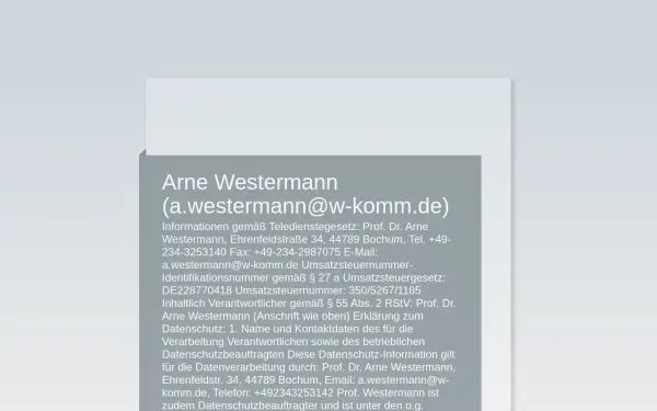 arne-westermann.de