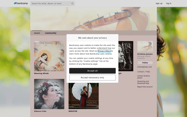 kristinajessen.bandcamp.com