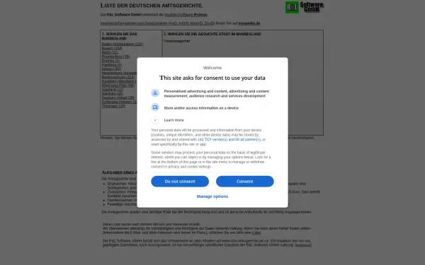 liste-amtsgerichte.de