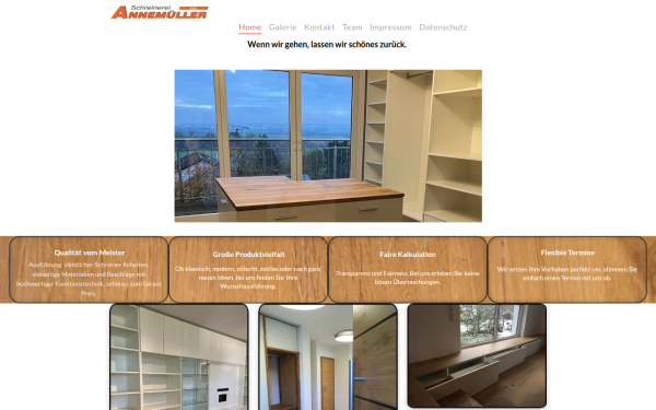 www.schreinereiannemueller.de