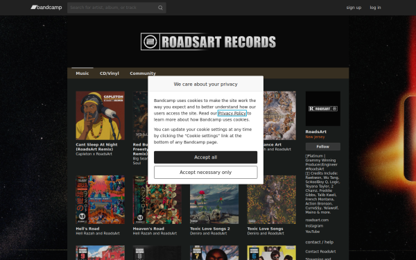 roadsart.bandcamp.com