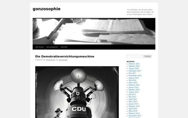 gonzosophie.de