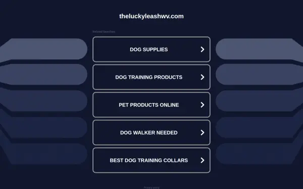 theluckyleashwv.com