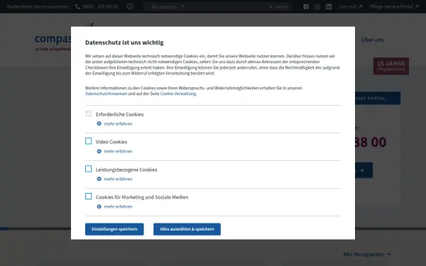www.compass-pflegeberatung.de