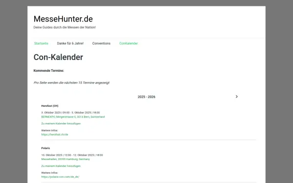 www.messehunter.de