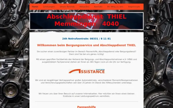 www.abschleppdienst-thiel.de