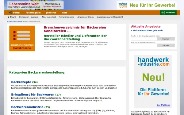 baeckereiverzeichnis.de