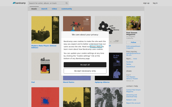 peeldreammagazine.bandcamp.com