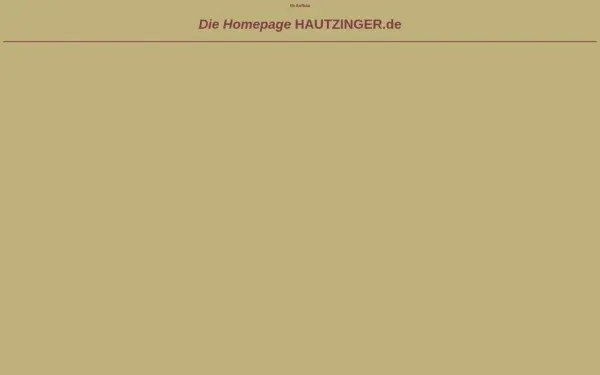 hautzinger.de