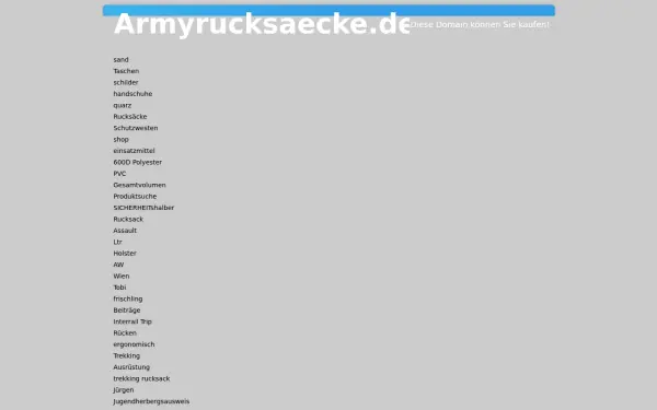 armyrucksaecke.de