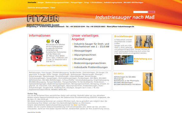 www.fitzer-industriesauger.de