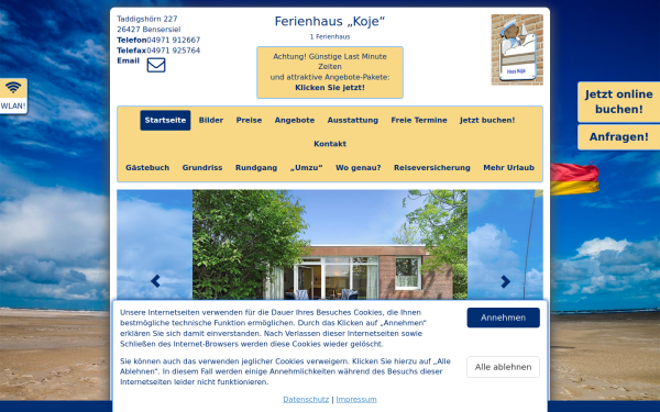 www.bensersiel-koje.de