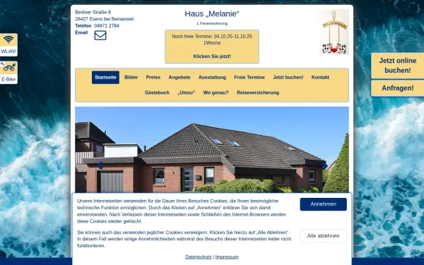 www.haus-melanie.de