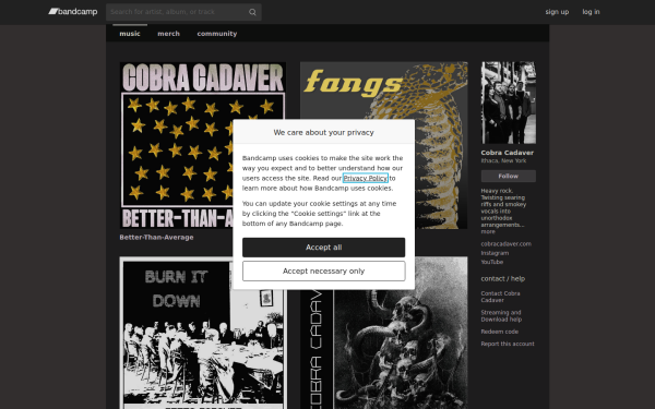 cobra-cadaver.bandcamp.com