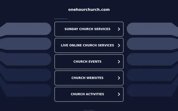 onehourchurch.com