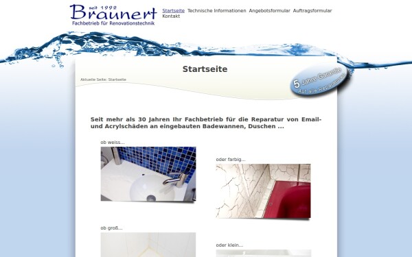 www.braunert-badewannenreparaturen.de