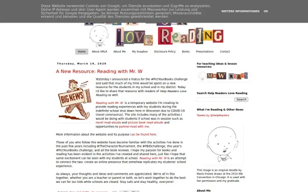 www.helpreaderslovereading.com