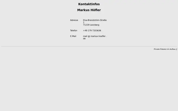 markus-hoefler.de