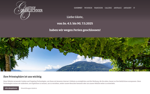 gasthofoberlechner.com