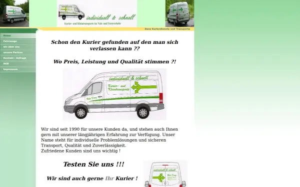 www.danz-kurierdienste-und-transporte.de