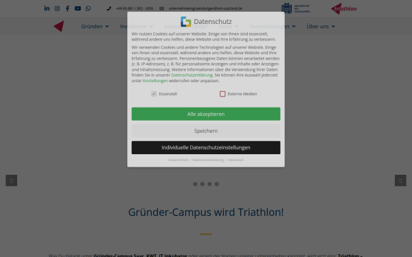 gruendercampus-saar.de