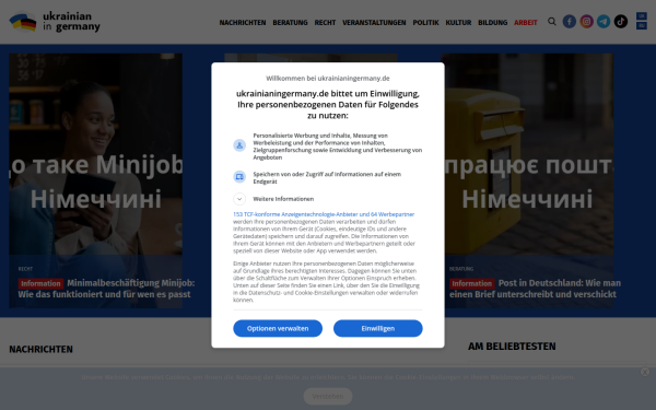 ukrainianingermany.de