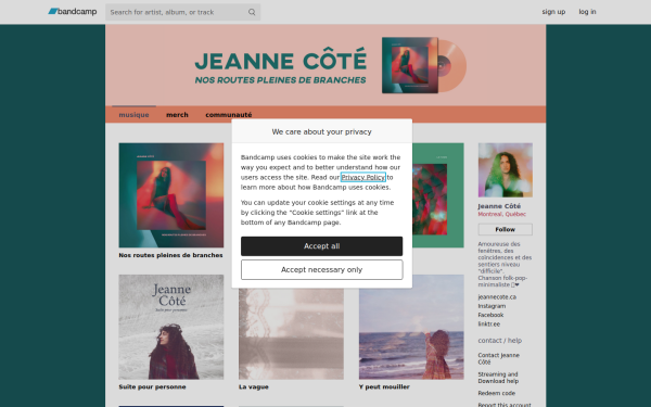 jeannecote.bandcamp.com