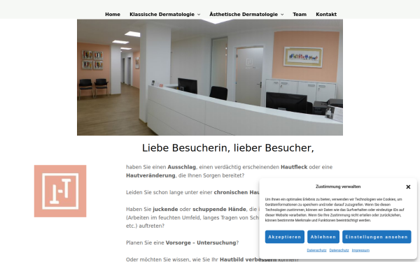 meinehautarztpraxis.de