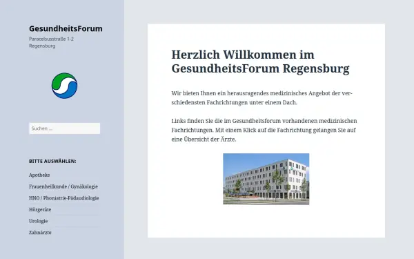 www.regensburger-gesundheitsforum.de