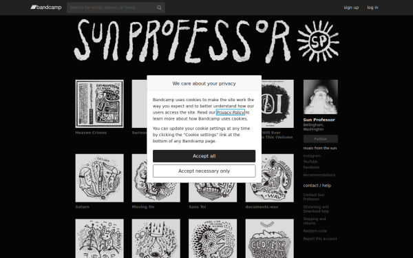 sunprofessorman.bandcamp.com