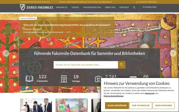 www.ziereis-faksimiles.de