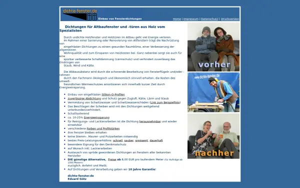 dichte-fenster.de