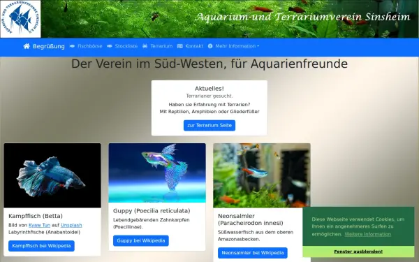 aquarienverein-sinsheim.de