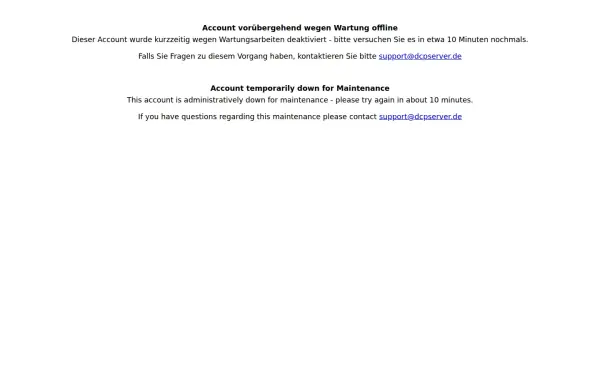 maintenance.dcpserver.de
