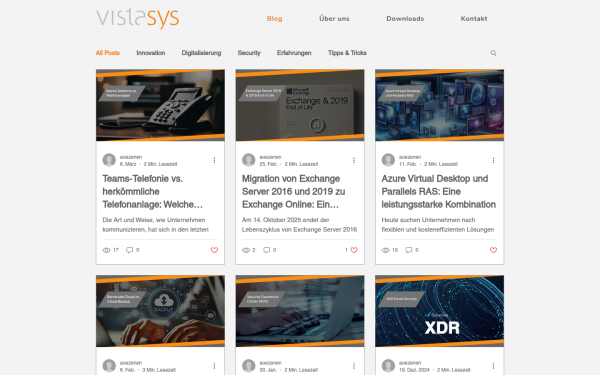 www.vistasys.blog