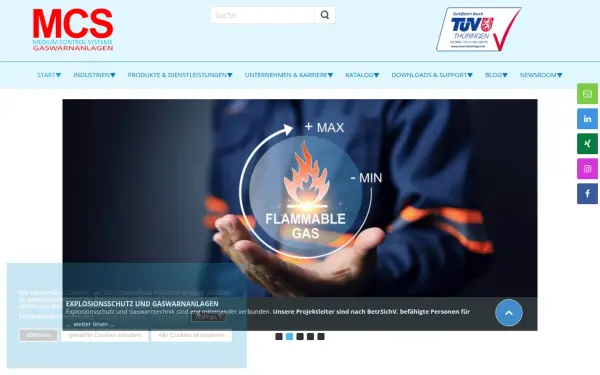 mcs-gaswarnanlagen.de
