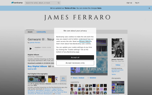 jjamesferraro.bandcamp.com