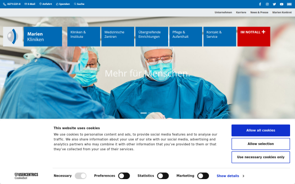 www.marien-kliniken.de