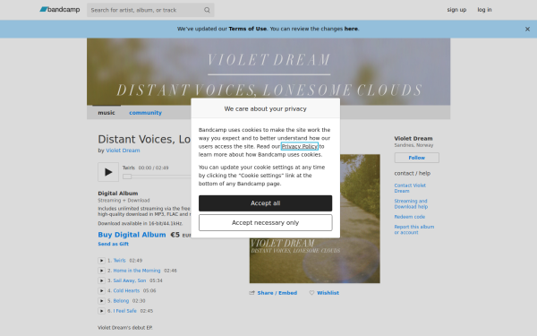 violetdream.bandcamp.com