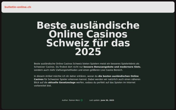 bulletin-online.ch