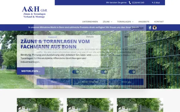 www.ah-zaunbau.de