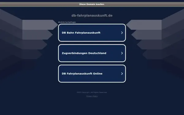 db-fahrplanauskunft.de