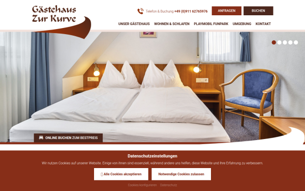 www.gaestehaus-zur-kurve.de