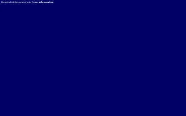 kolbe-consult.de
