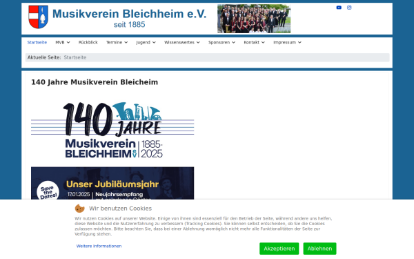 musikverein-bleichheim.de