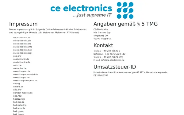 impressum.ce-electronics.de