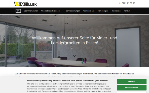 www.malerbetrieb-sabellek.de